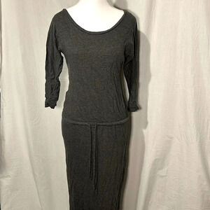 grey half sleeve Banana Republic maxi dress size xs